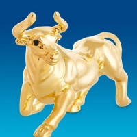 Интерьерная статуэтка "Гордый бык" 