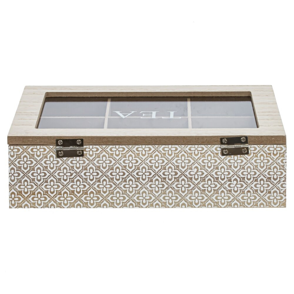 Шкатулка для чайных пакетиков, L24 W16 H7 см