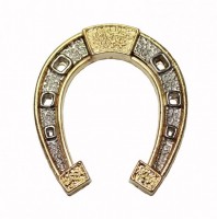 Декоративная подкова "Золотая" 5 шт.