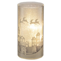 Светодиодная свеча "Новогодний город"