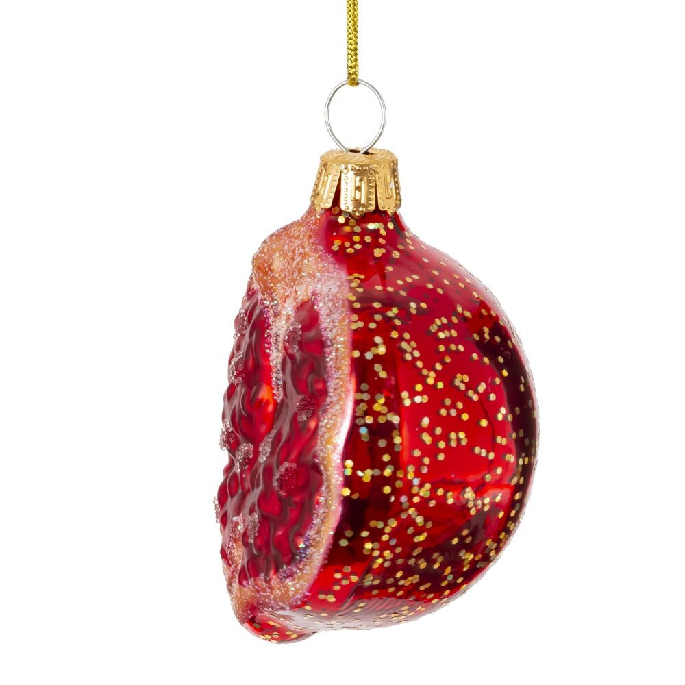 Украшение новогоднее "Гранат", L6 W4 H7 см, 2в.