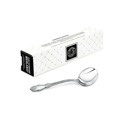 Ложка для сахара "Серебряная роза" посеребренная