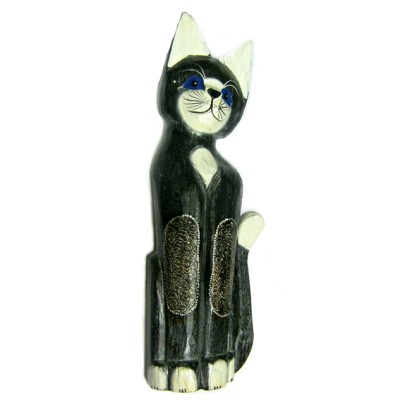 Кошка статуэтка 60см, дерево