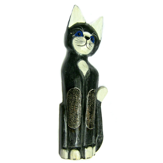 Кошка статуэтка 60см, дерево