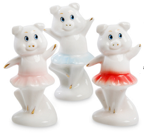 Набор статуэток "Балетное трио" 3 шт.