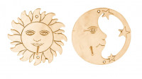 Набор крючков "Солнце и луна"