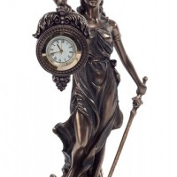 Статуэтка-часы "Фемида с мечом"