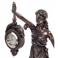 Статуэтка-часы "Фемида с мечом"