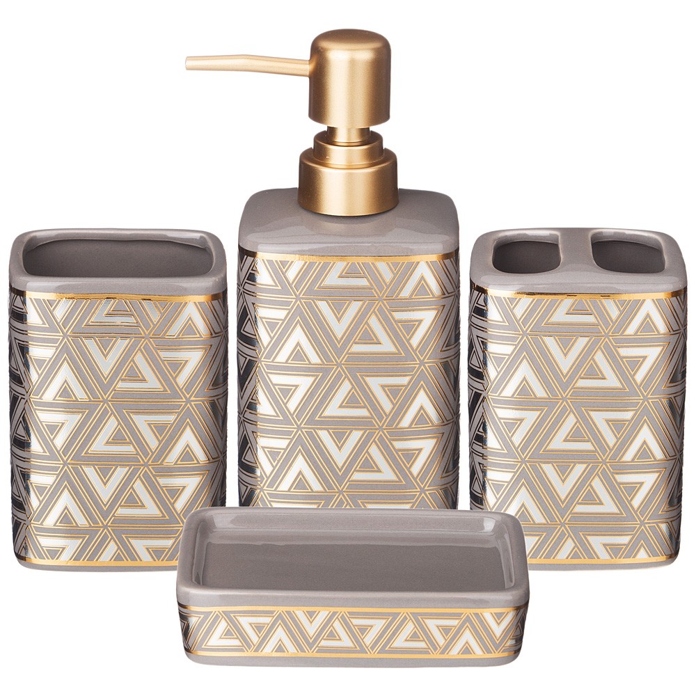 НАБОР ДЛЯ ВАННОЙ КОМНАТЫ 4 ПР. (КОР=12НАБ.) 360 МЛ