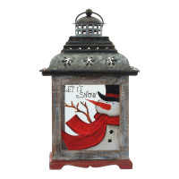 Фигурка декоративная "Фонарик", L21 W21 H38,5 см