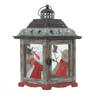 Фигурка декоративная "Фонарик", L21 W21 H38,5 см