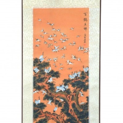 Настенное панно-свиток "Аисты" Настенное панно-свиток "Аисты"