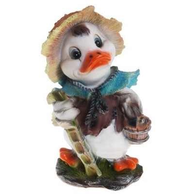 Фигурка садовая "Утка в шляпке"