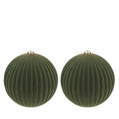 Набор из 2 шт: Новогоднее украшение "Шар", D20 см, L20,5 W20,5 H40