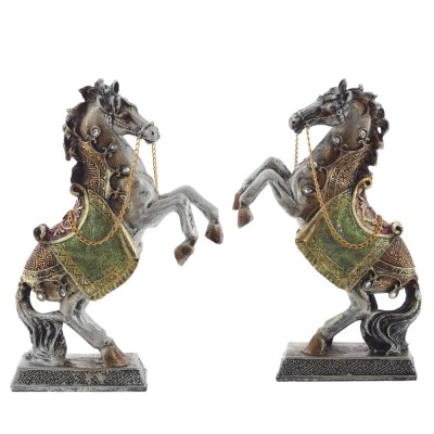 Фигурка декоративная "Королевский конь", L14 W7 H24 см, в ассортименте.