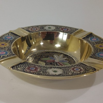 Пепельница круглая 4 желобка 12 см