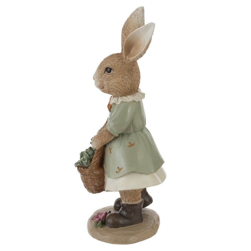 Фигурка декоративная "Зайка", L8,5 W9 H21 см