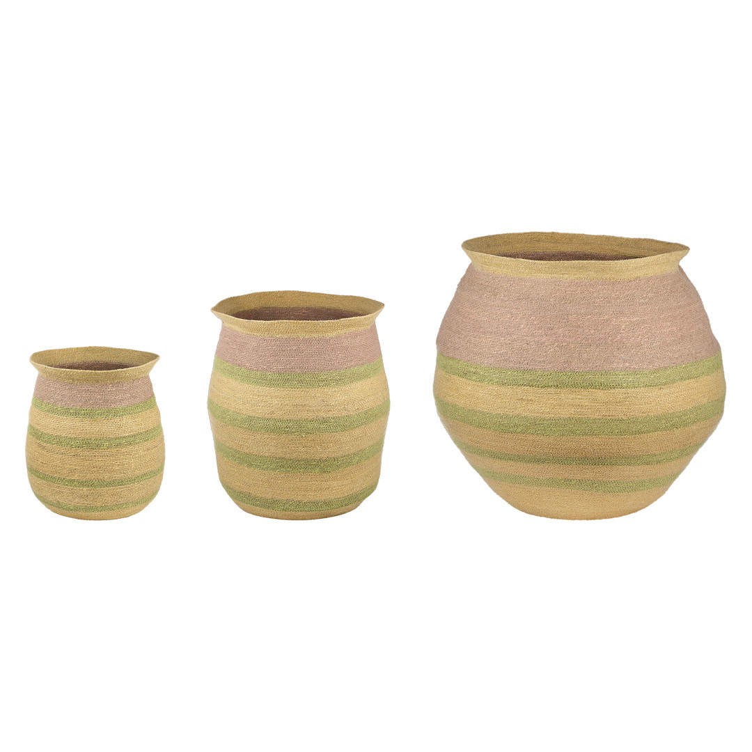 Набор интерьерных корзинок "Бочонок"