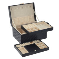 Шкатулка для украшений с дорожным футляром, L25 W18 H12,5 см