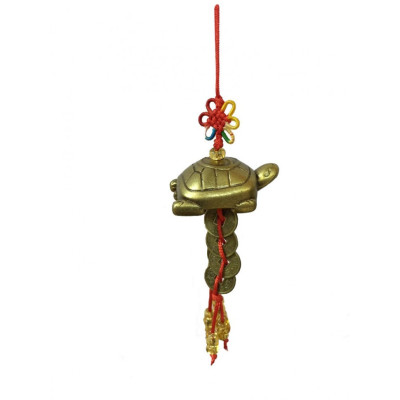 Подвеска декоративная "Черепаха с монетками" 10 шт.