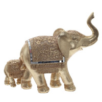 Фигурка декоративная "Цветочные слоны", L22 W10 H19 см