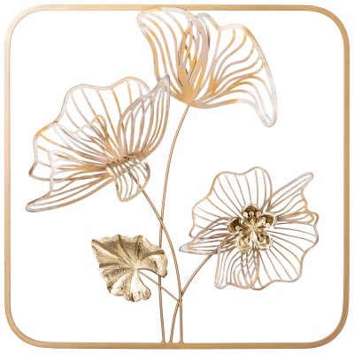 Панно Настенное Коллекция "Цветочная Симфония" 50,2*50,2*5,7 см