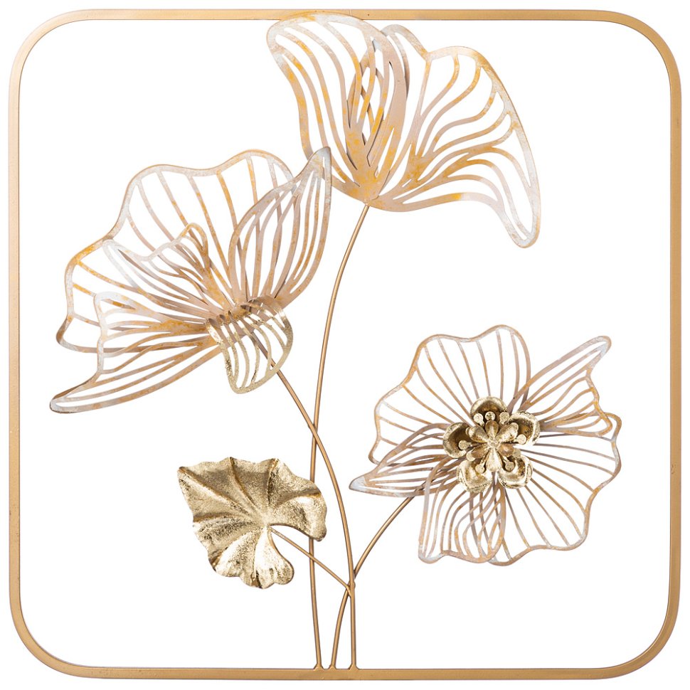 Панно Настенное Коллекция "Цветочная Симфония" 50,2*50,2*5,7 см Панно Настенное Коллекция "Цветочная Симфония" 50,2*50,2*5,7 см