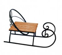 Декоративные изделие для сада "Санки для декора" 