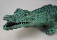 Декоративная садовая фигурка "Крокодил Гера"