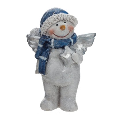 Фигурка декоративная "Снеговик", 2в., L4,5 W3,5 H6,5