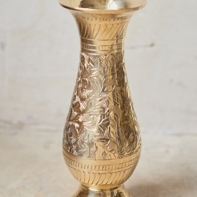 Ваза «Стакан» латунь резная CHUNIYA JALI h-15,5 см Ваза «Стакан» латунь резная CHUNIYA JALI h-15,5 см