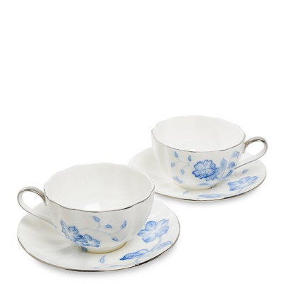 JS-31 Чайный набор на 2 перс. "Голубая бабочка" (Pavone)