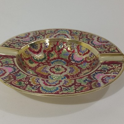 Пепельница круглая 2 желобка 12 см