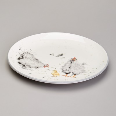 ТАРЕЛКА ЗАКУСОЧНАЯ LEFARD "FUNNY HENS" 21*2,5 СМ (КОР=24ШТ.)