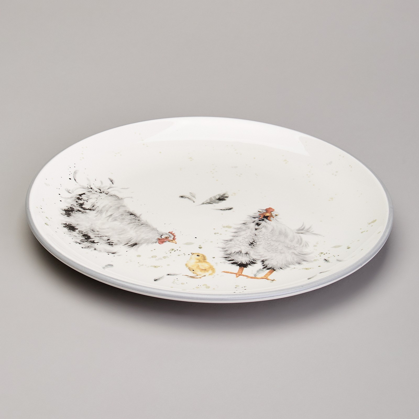 ТАРЕЛКА ЗАКУСОЧНАЯ LEFARD "FUNNY HENS" 21*2,5 СМ (КОР=24ШТ.)