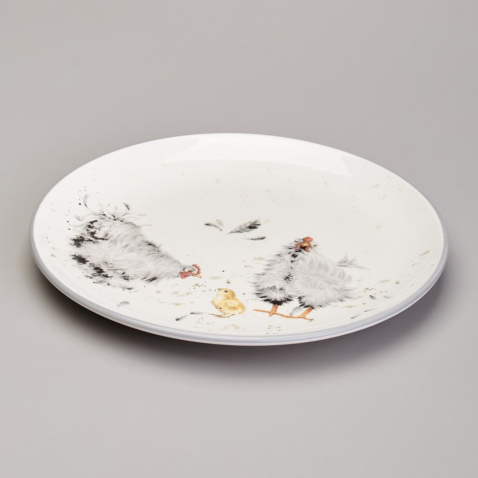ТАРЕЛКА ЗАКУСОЧНАЯ LEFARD "FUNNY HENS" 21*2,5 СМ (КОР=24ШТ.)