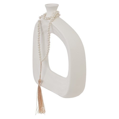 Ваза с ожерельем, 250 мл, L16,5 W5 H19 см Ваза с ожерельем, 250 мл, L16,5 W5 H19 см