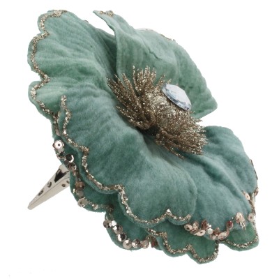 Изделие декоративное "Цветок" (на клипсе), L14 W14 H9 см