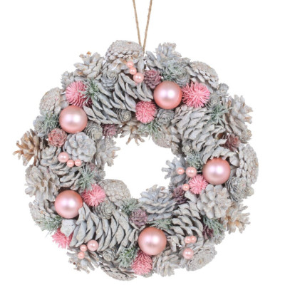 Изделие декоративное "Венок", L33 W8 H33 см