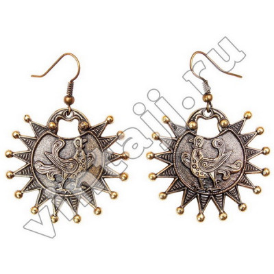 Серьги "Киевские птицы"