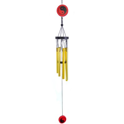 Музыка ветра Инь-Ян, 6 трубочек, 55 см