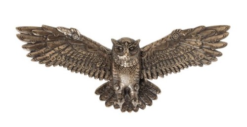 Панно декоративное "Сова стимпанк"