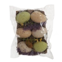 Изделие декоративное "Яйцо пасхальное", набор из 6-ти шт., L14 W10 H5 см