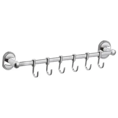 Вешалка с крючками Haiba HB1915-6 шестерной, хром