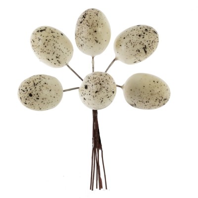 Набор из 6-ти изделий декоративных "Яйца пасхальные", L17 W3,5 H18/10 см Набор из 6-ти изделий декоративных "Яйца пасхальные", L17 W3,5 H18/10 см