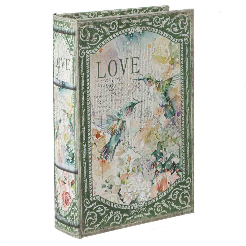 Шкатулка-книга с кодовым замком, L16 W5 H24 см