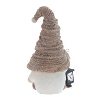 Фигурка декоративная "Гном с фонариком", L26 W19 H44 см