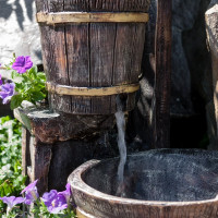 Садовый умывальник "Деревенская жизнь"   