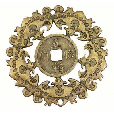 Декоративная монета "Летучие мыши" 5 шт.