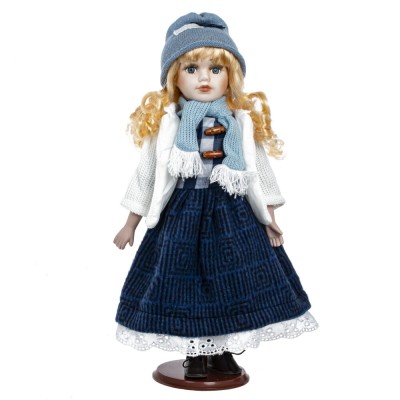 Кукла интерьерная "Мила" L18 W18 H42 см